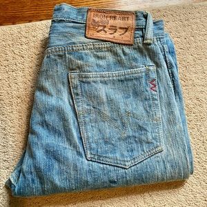 Iron Heart 888 Japanese Selvage denim- one of a kind wash 32”